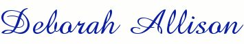 Deborah Allison signature