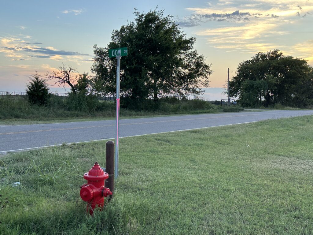Hydrants at 240th & Dow Drive and at Western & Sue El Lane
