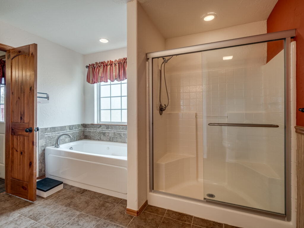 Separate Glass Shower