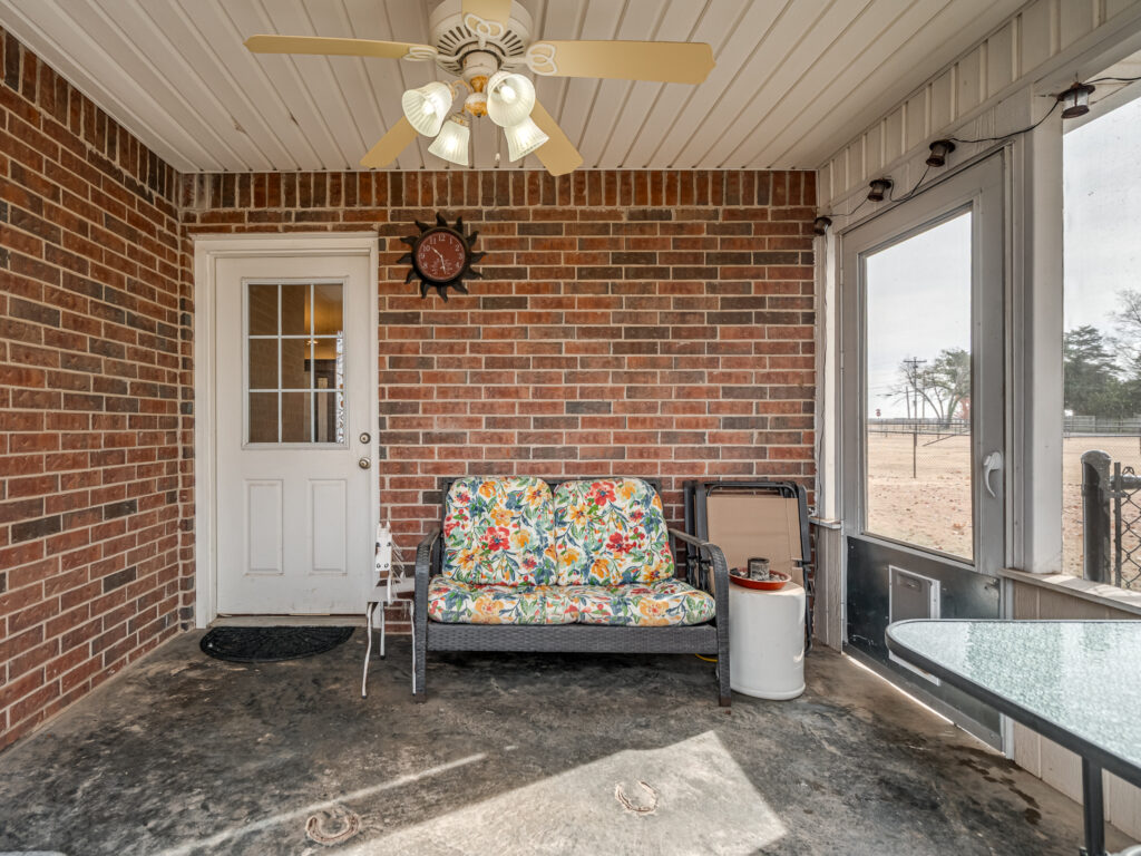 Screened In Back Porch