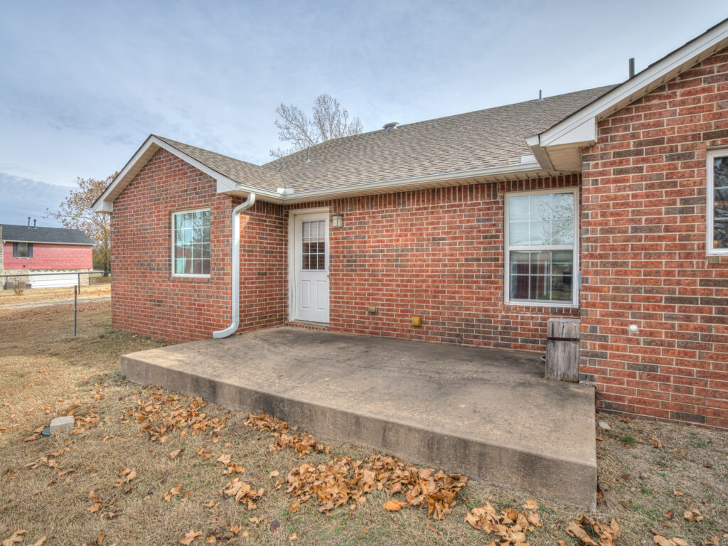 Back Patio of Primary Bedroom