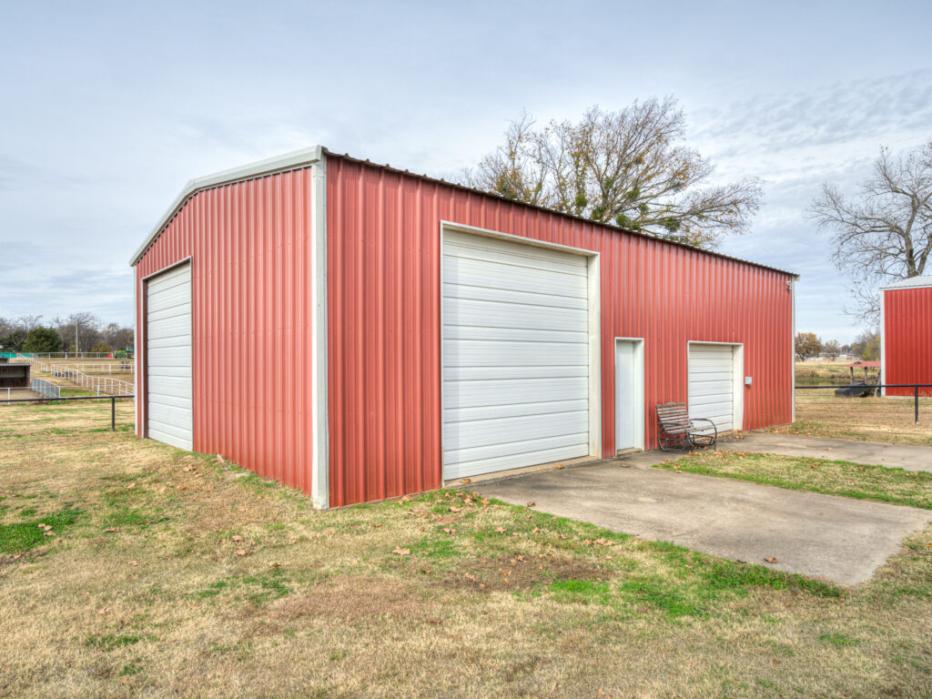 30X50 Red Iron Purlin Shop