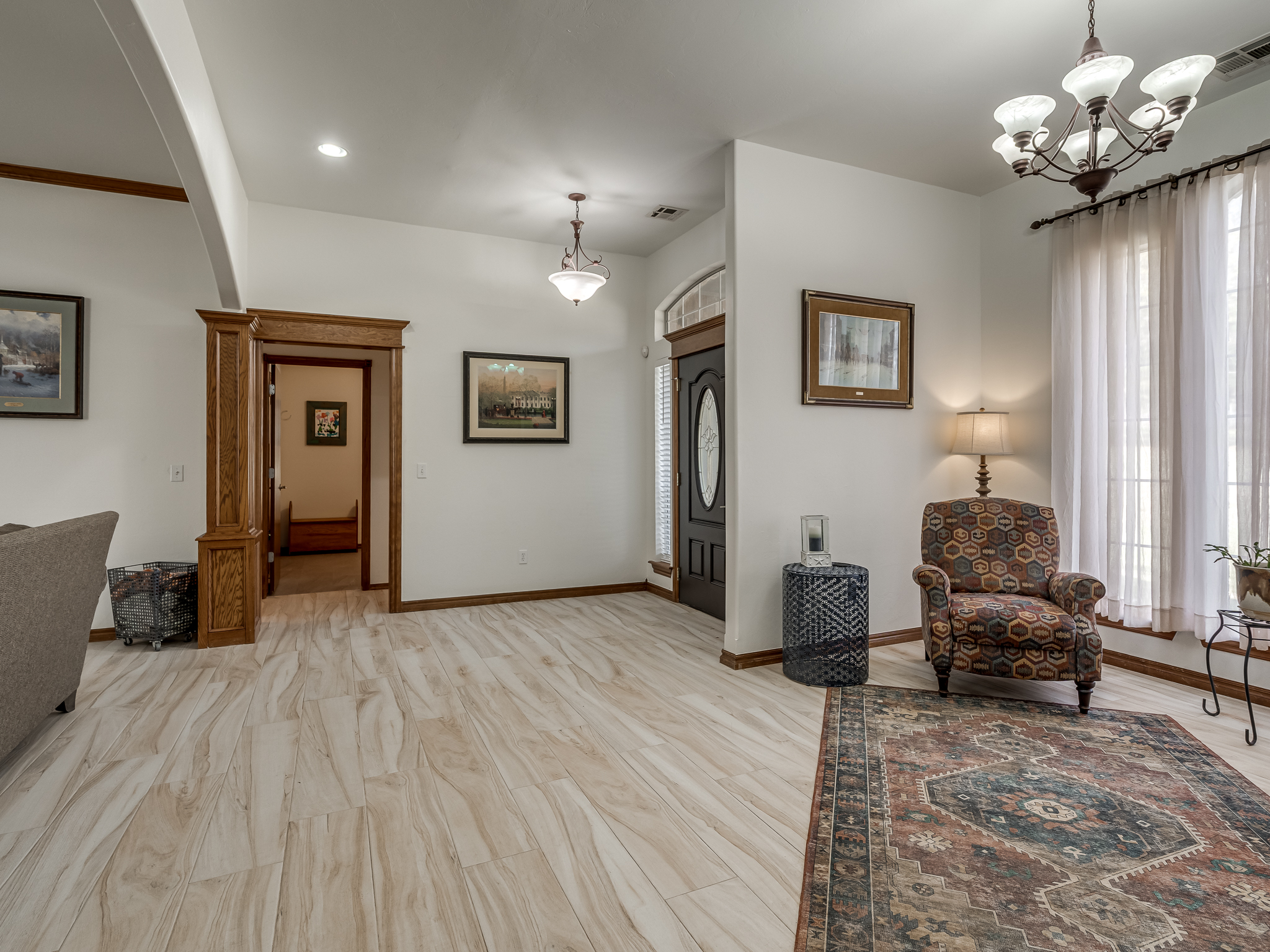 Entry into Open Living Space