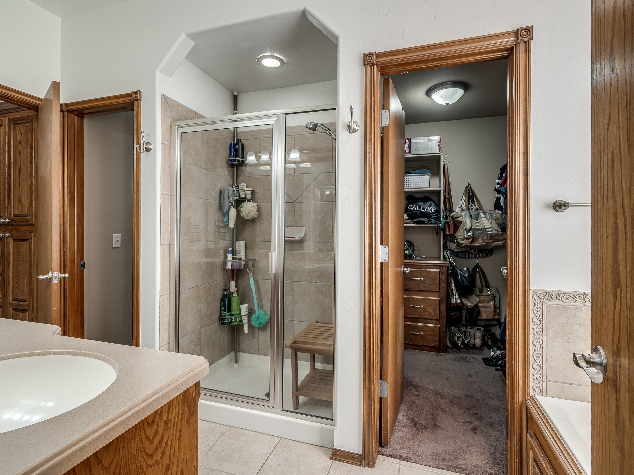 Primary Bath Suite with Aussie Walk-About-Closet