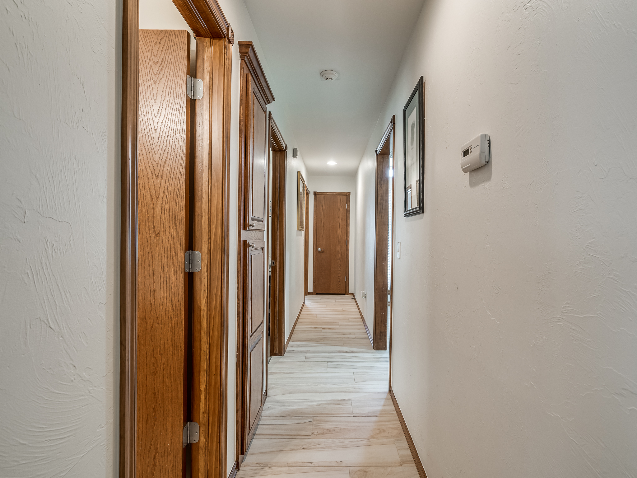 Hallway on the other Side of Home for the 3 Bedrooms & Full shared Bath