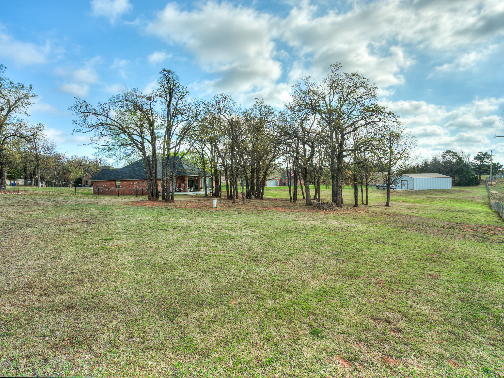 View of the 1.41 Acres from from the Back Fence