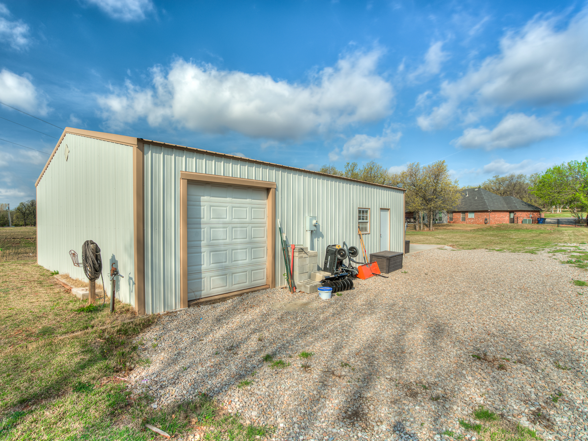 Two Overhead Doors and One Entry Door
