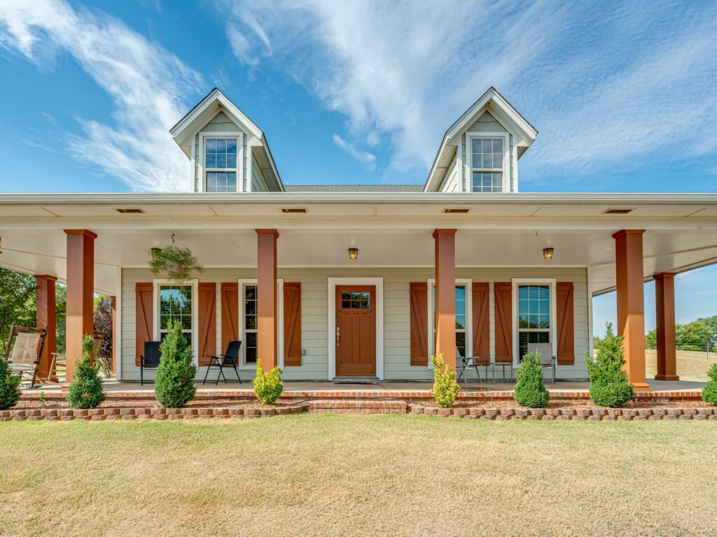Front Doors Overlooks Lower Pasture