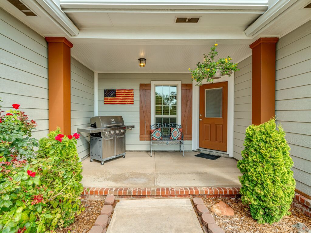 Most accessible Door to Kitchen and Garage from Driveway up to the House