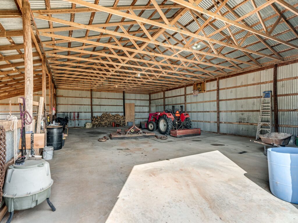 Refurbished Rafters throuhout Old Hay barn
