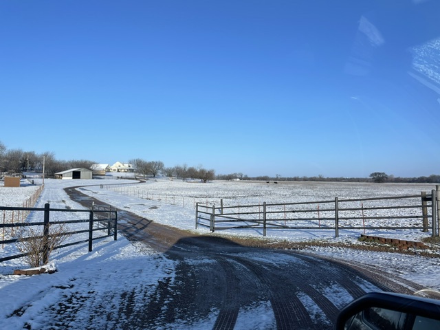 Picture of the rare snow days!